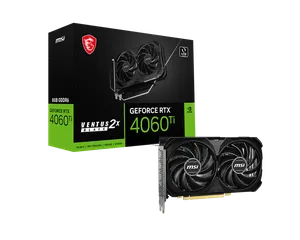 GeForce RTX 4060 Ti 8G VENTUS 2X NEGRO E1